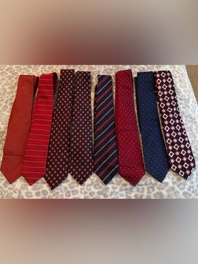 Lot Of 8 Turnbull & Asser Silk Ties Hand Made England HRH Prince Of Whales